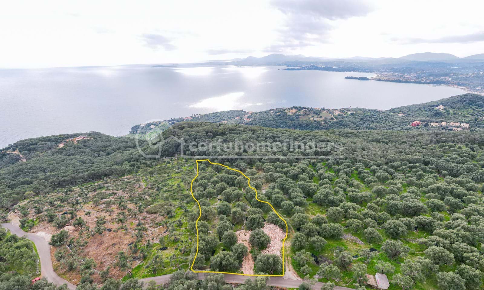 Listing photograph 3 of 4 of the land in Spartilas, published by Corfu Home Finders.