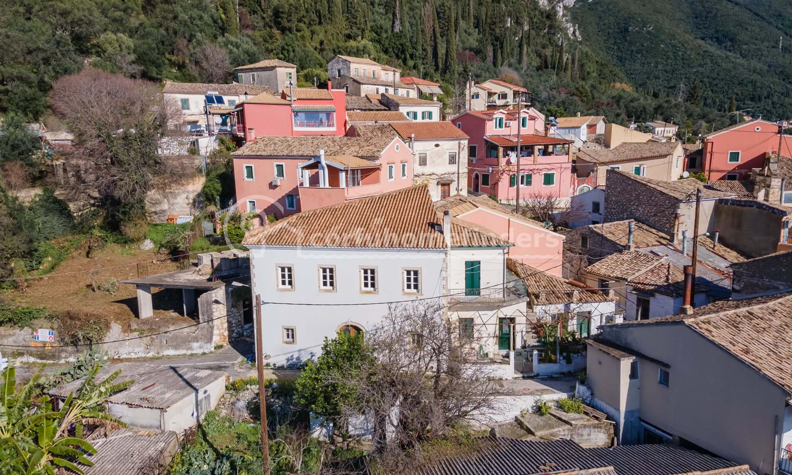 Listing photograph 1 of 12 of the house in Ano Korakiana, published by Corfu Home Finders.