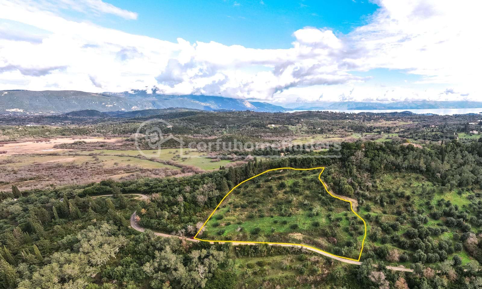 Listing photograph 5 of 6 of the land in Giannades, published by Corfu Home Finders.