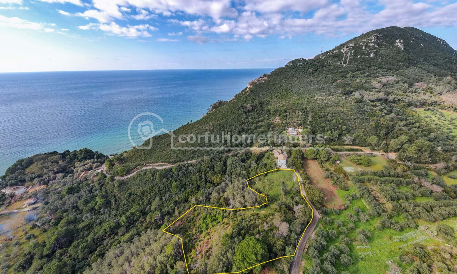 Listing photograph 5 of 7 of the land in Glyfada, published by Corfu Home Finders.