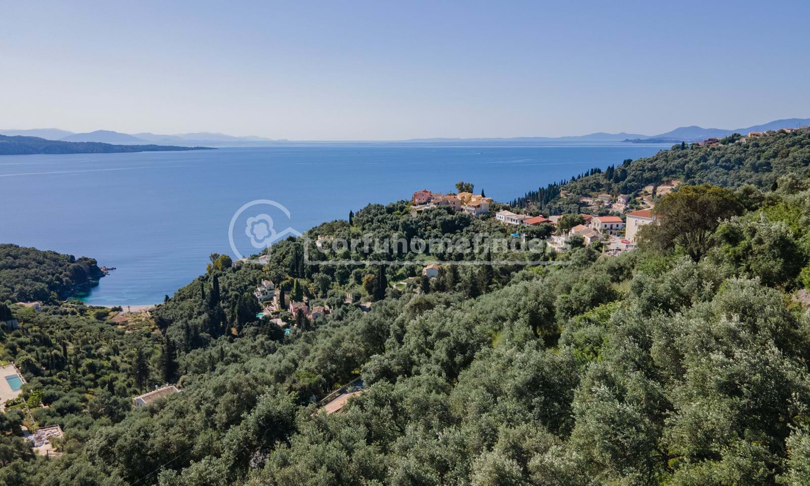 Listing photograph 1 of 4 of the land in Gimari, published by Corfu Home Finders.