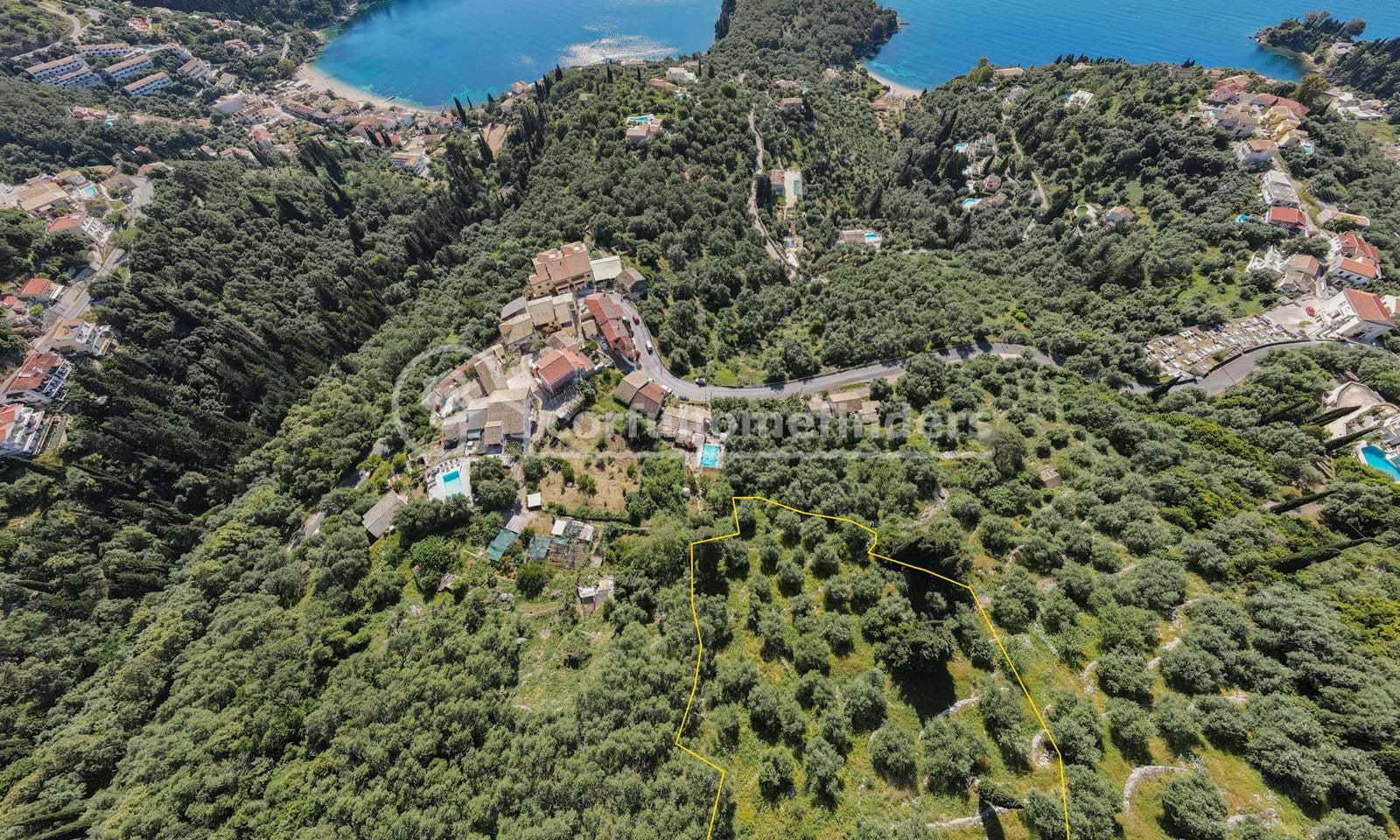 Listing photograph 4 of 4 of the land in Gimari, published by Corfu Home Finders.