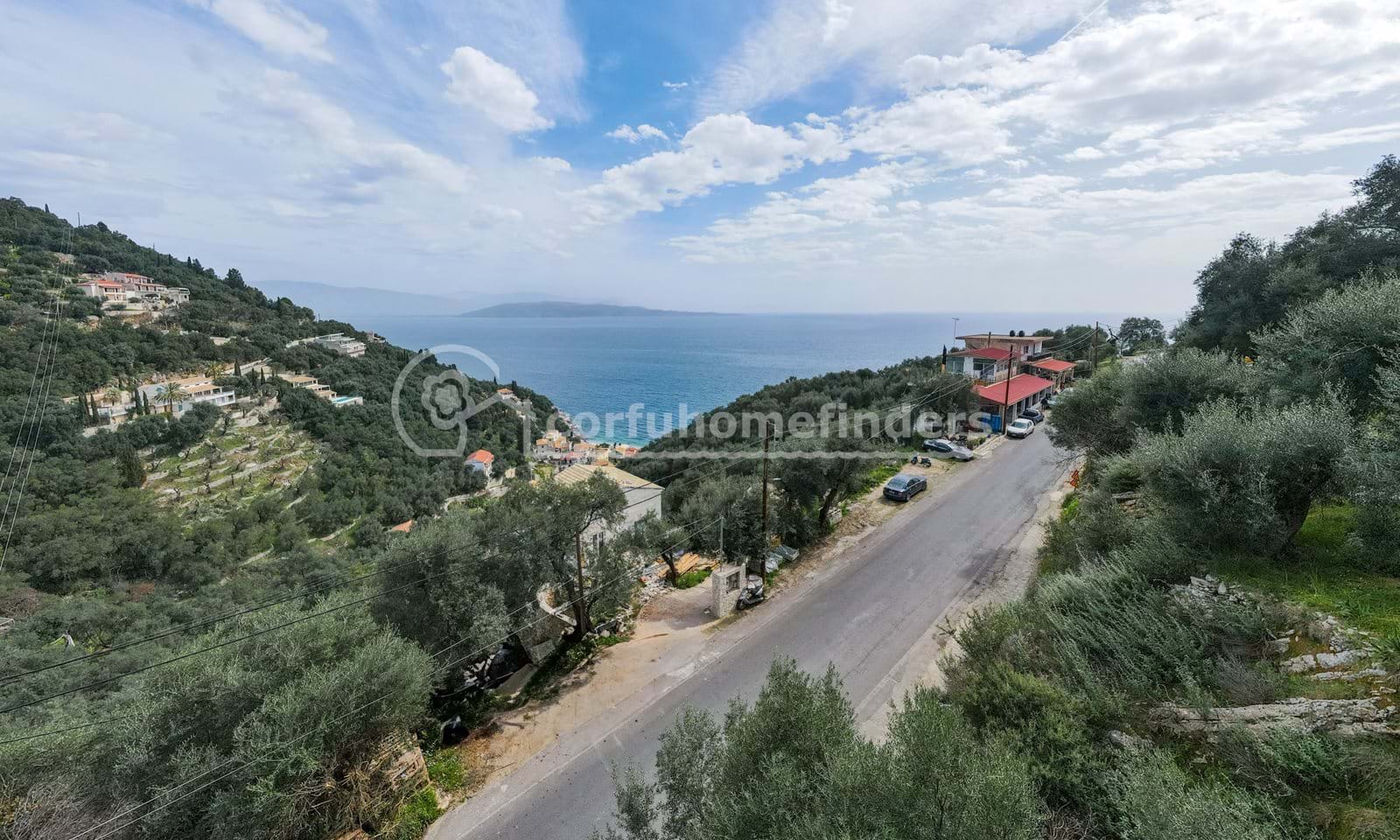 Listing photograph 6 of 6 of the land in Nissaki, published by Corfu Home Finders.