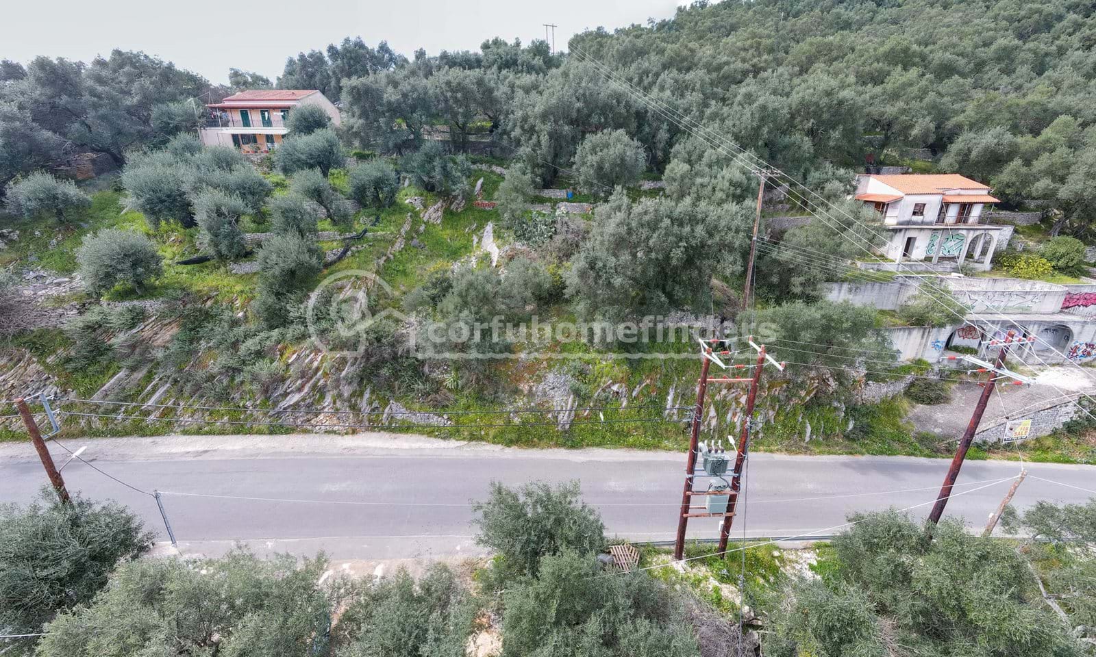 Listing photograph 4 of 6 of the land in Nissaki, published by Corfu Home Finders.