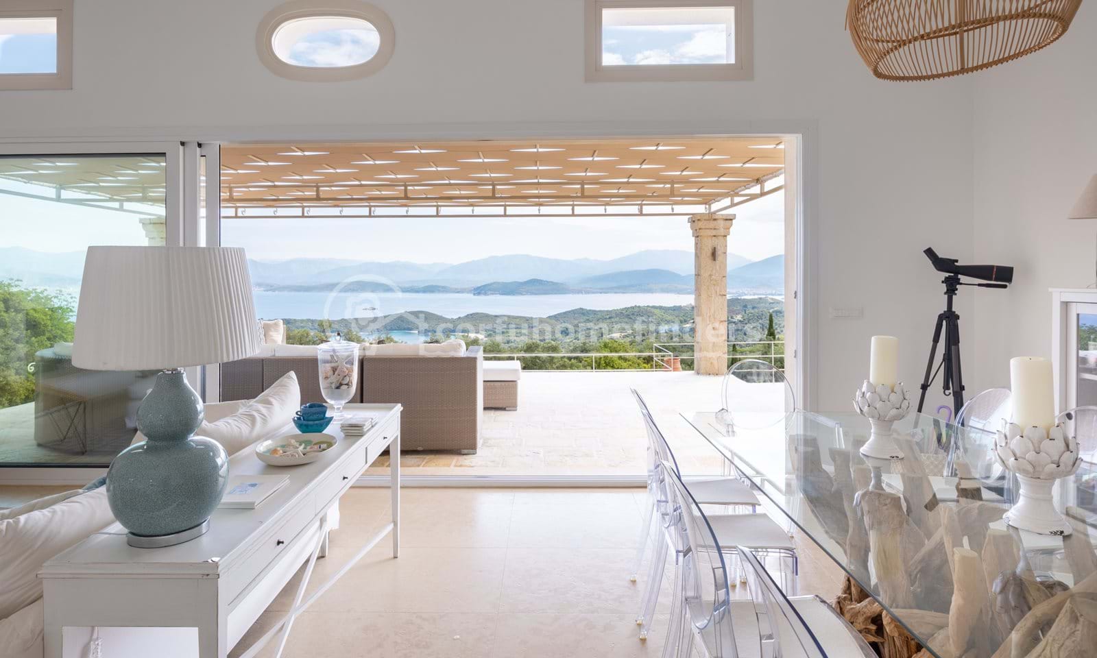 Listing photograph 9 of 31 of the house in Kassiopi, published by Corfu Home Finders.