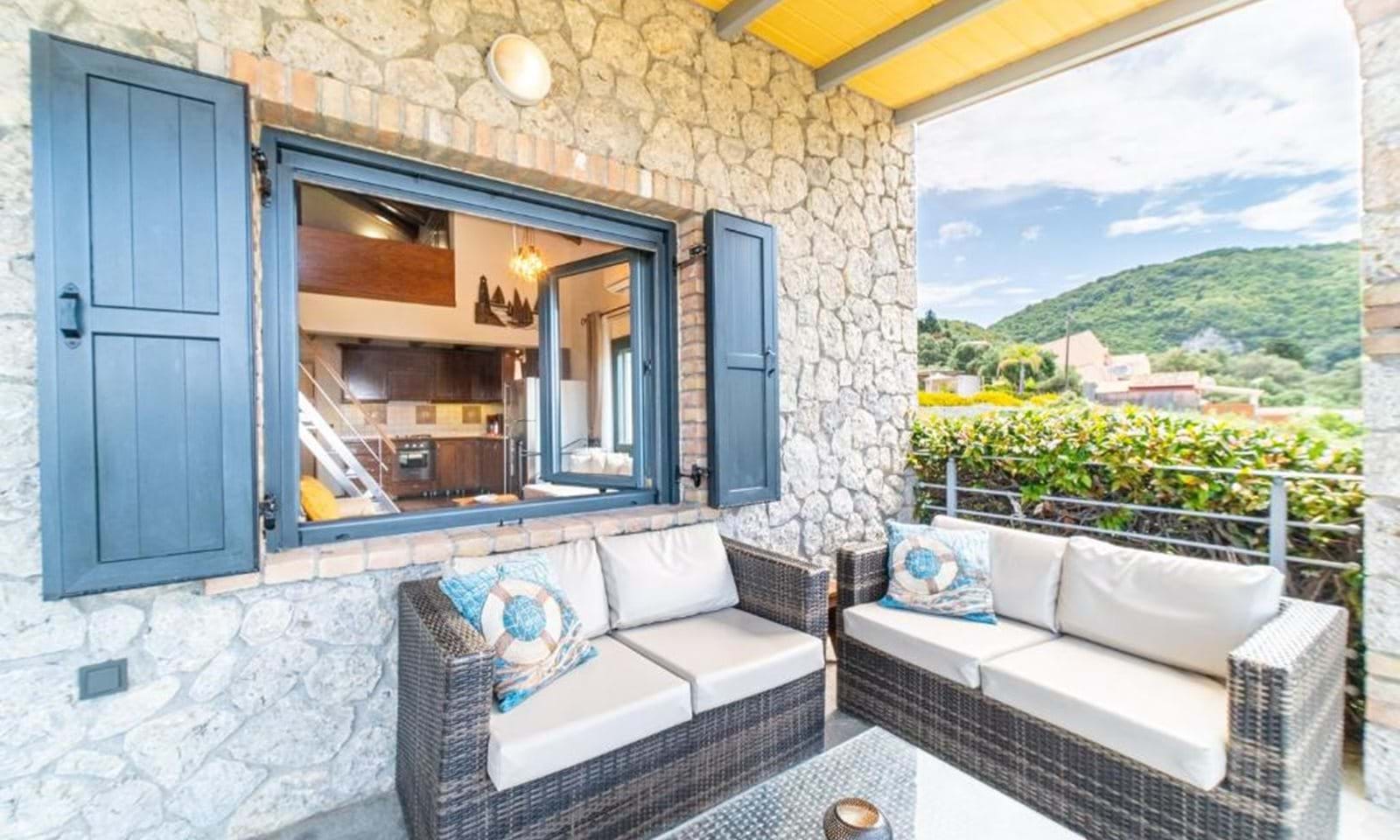 Listing photograph 15 of 19 of the house in Paramonas, published by Corfu Home Finders.