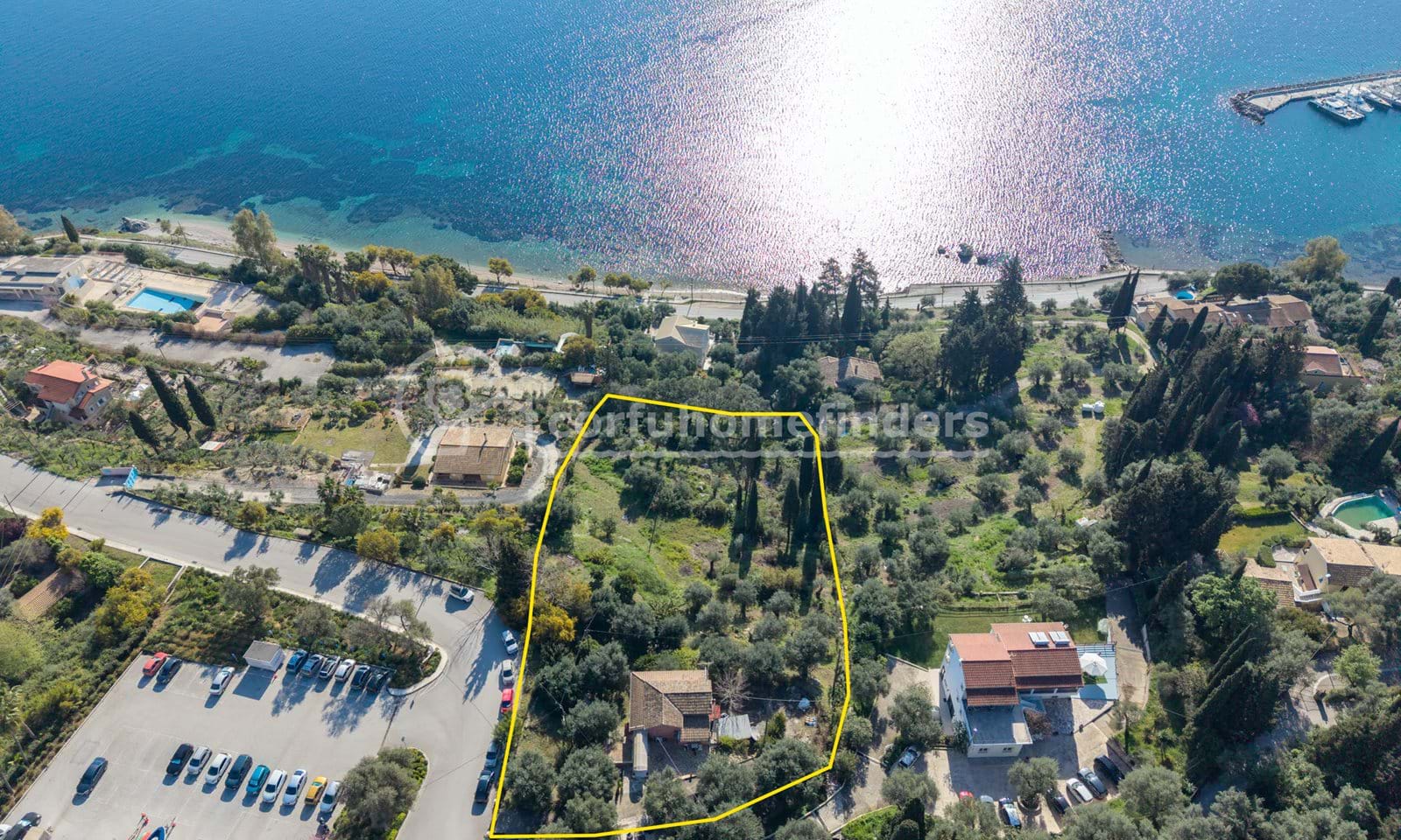 Listing photograph 13 of 13 of the house in Benitses, published by Corfu Home Finders.