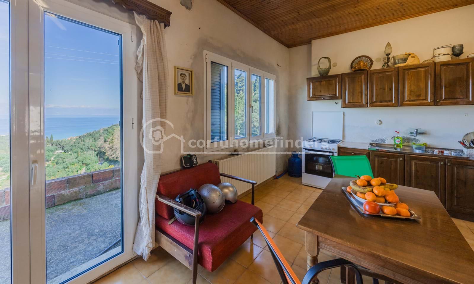 Listing photograph 4 of 15 of the house in Karousades, published by Corfu Home Finders.