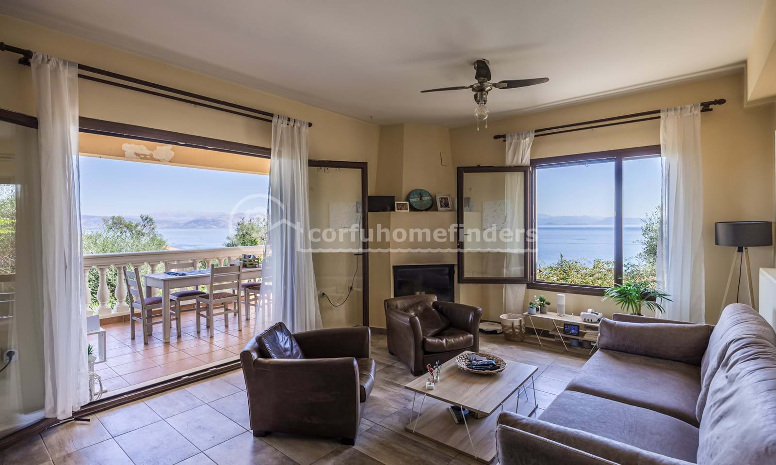 Listing photograph 3 of 19 of the house in Gastouri, published by Corfu Home Finders.