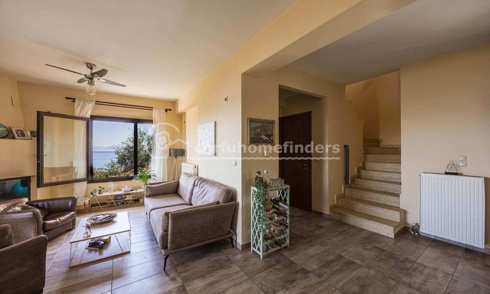 Listing photograph 6 of 19 of the house in Gastouri, published by Corfu Home Finders.