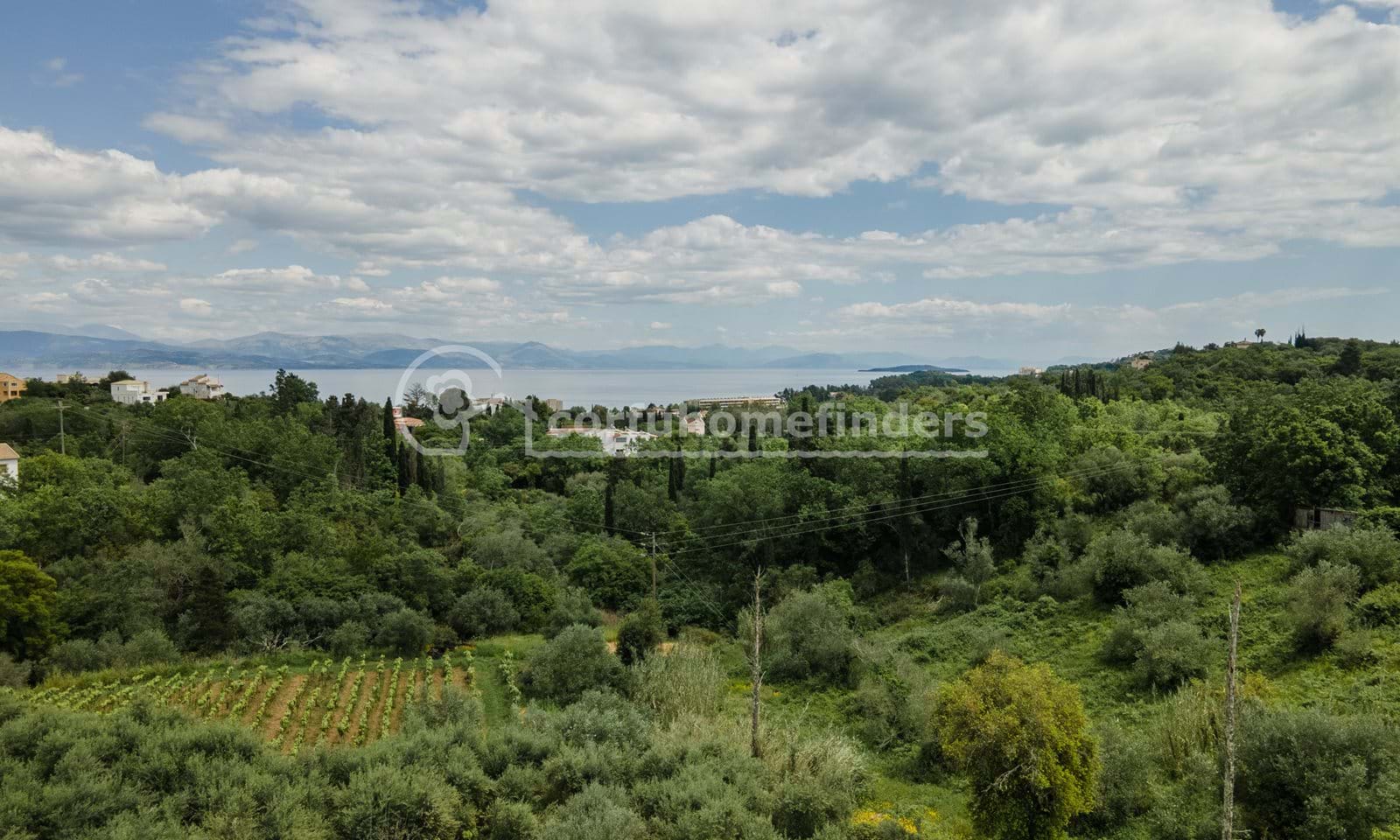 Listing photograph 1 of 4 of the land in Kato Korakiana, published by Corfu Home Finders.