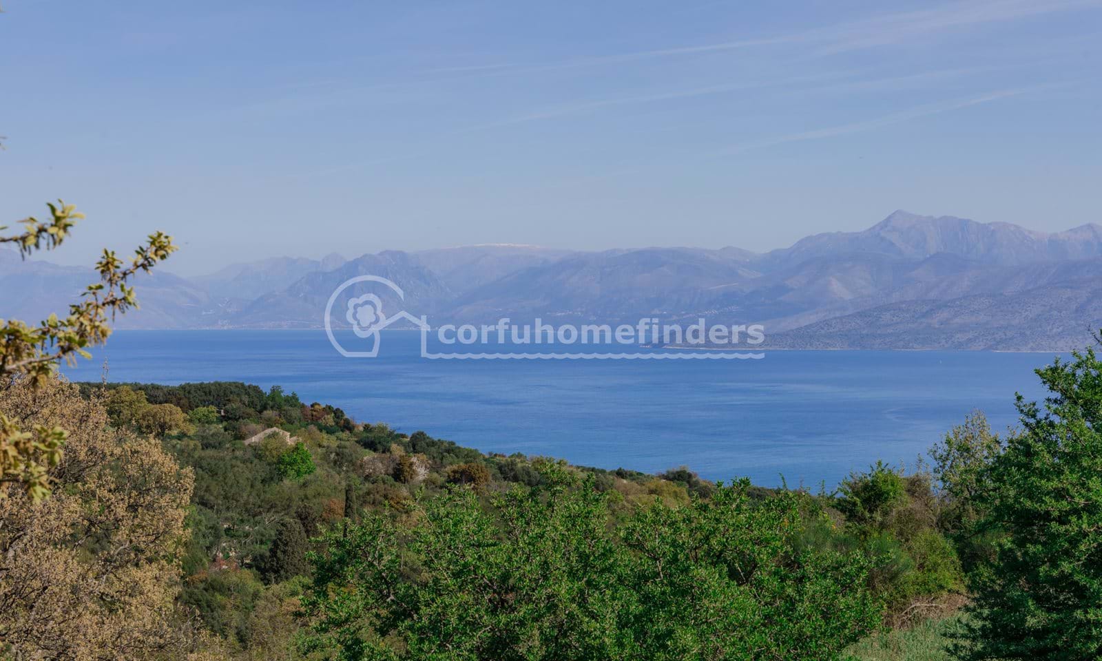 Listing photograph 5 of 10 of the land in Kassiopi, published by Corfu Home Finders.