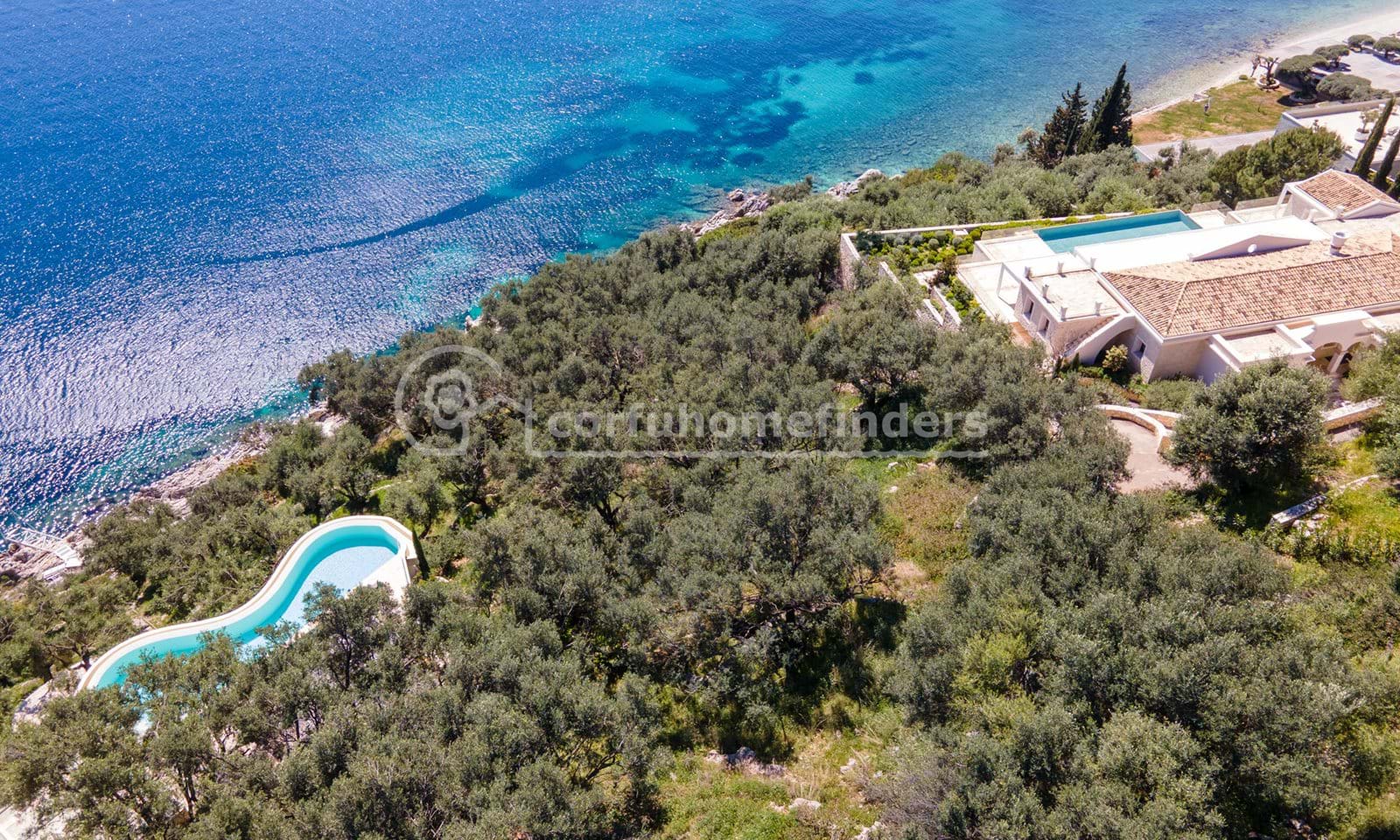 Listing photograph 1 of 5 of the land in Nissaki, published by Corfu Home Finders.