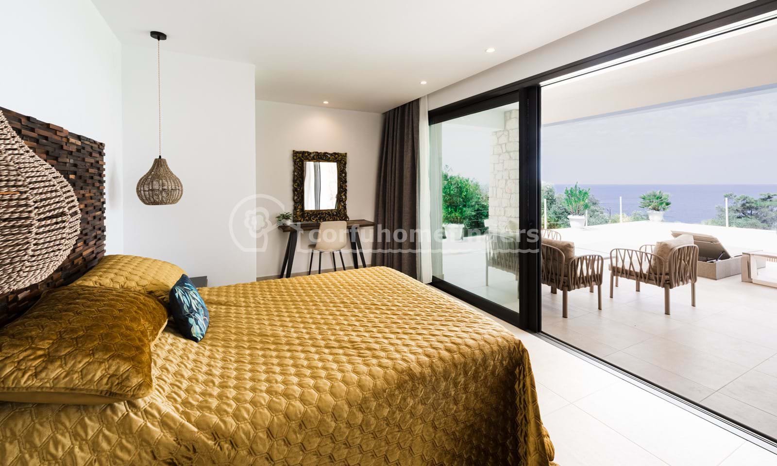 Listing photograph 13 of 28 of the house in Paramonas, published by Corfu Home Finders.