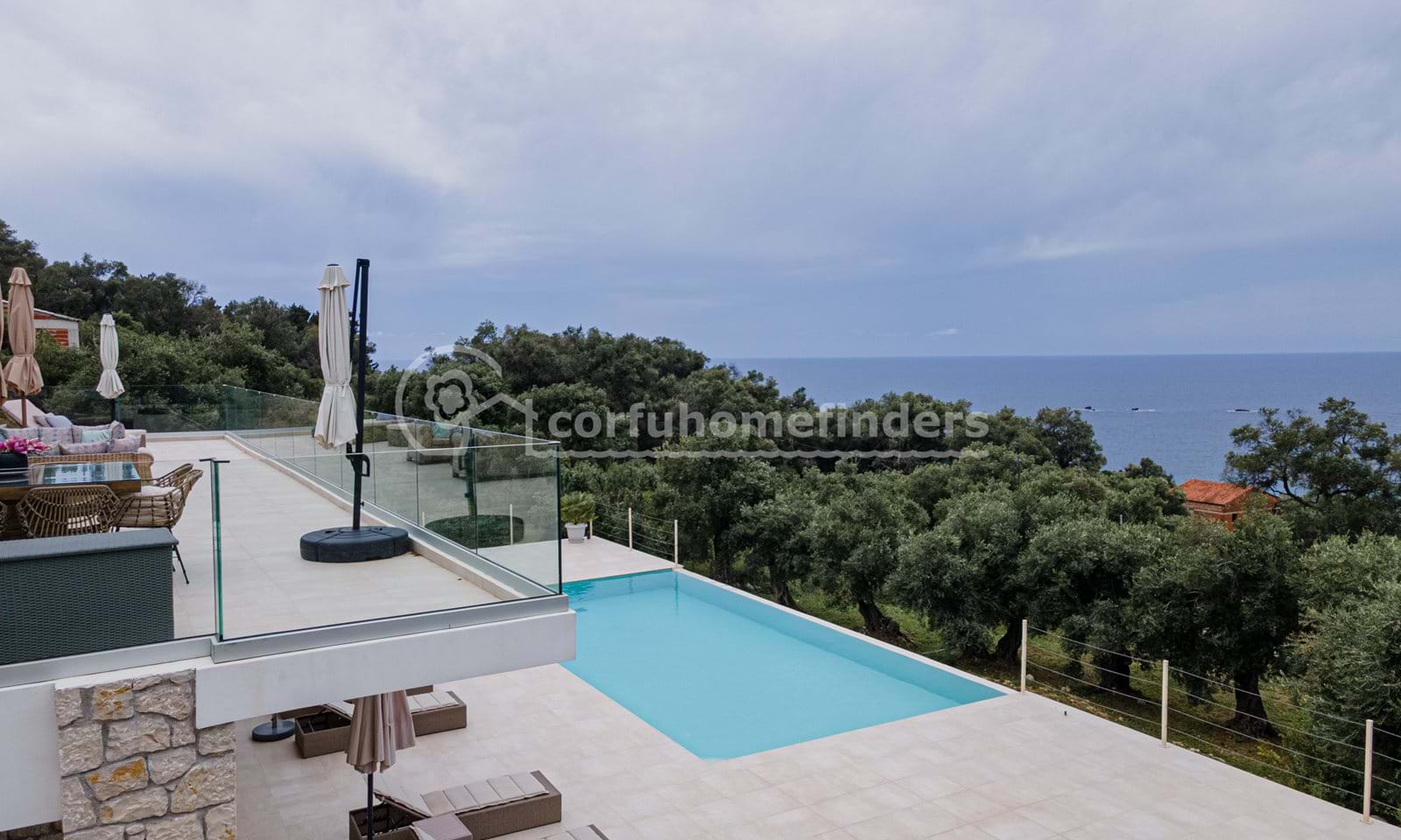 Listing photograph 22 of 28 of the house in Paramonas, published by Corfu Home Finders.