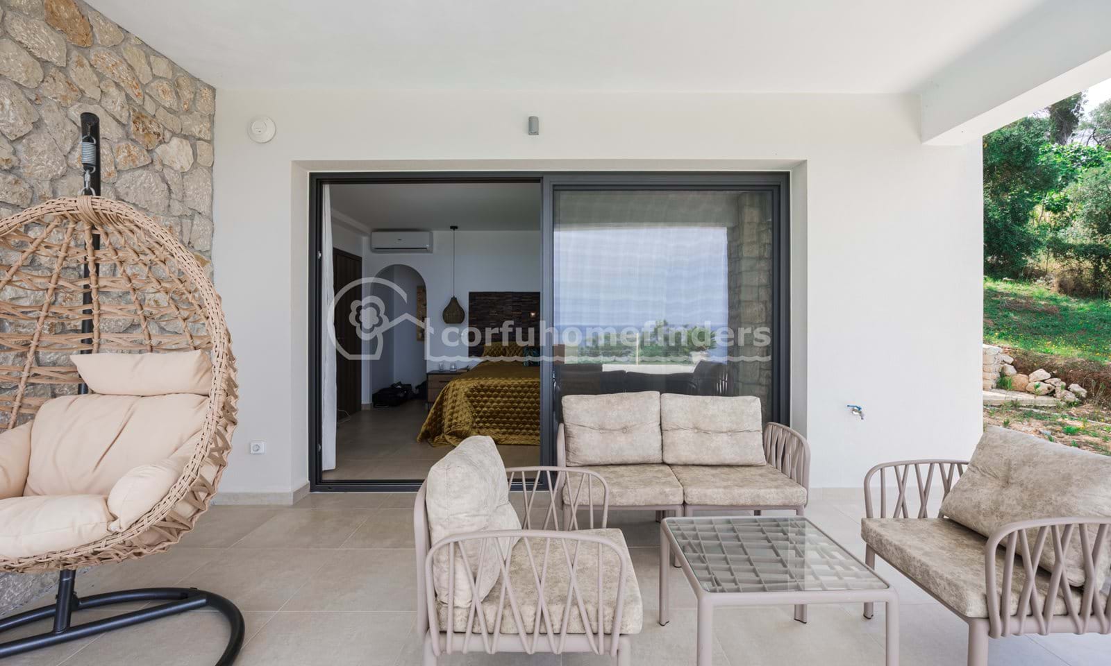 Listing photograph 21 of 28 of the house in Paramonas, published by Corfu Home Finders.