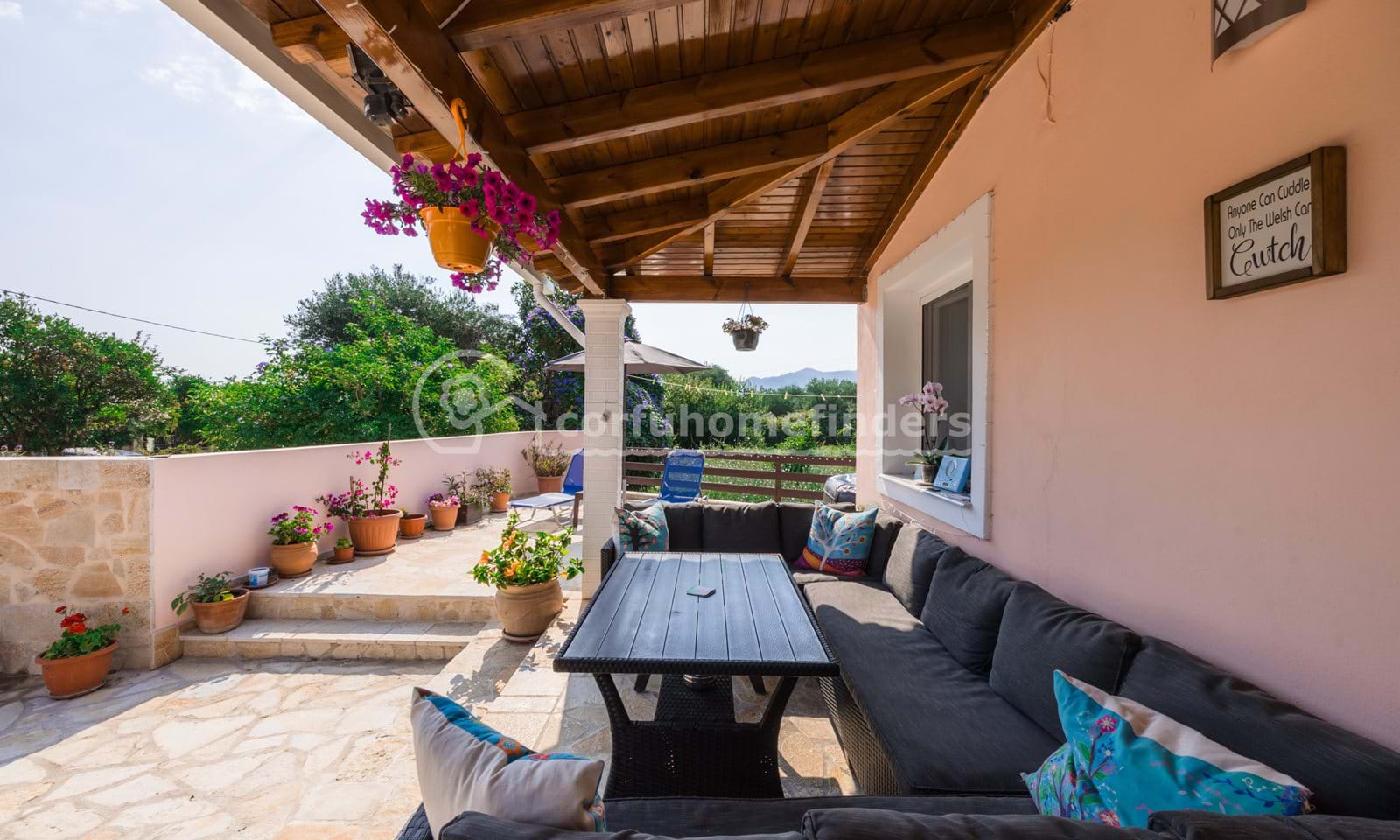 Listing photograph 6 of 19 of the house in Astrakeri, published by Corfu Home Finders.