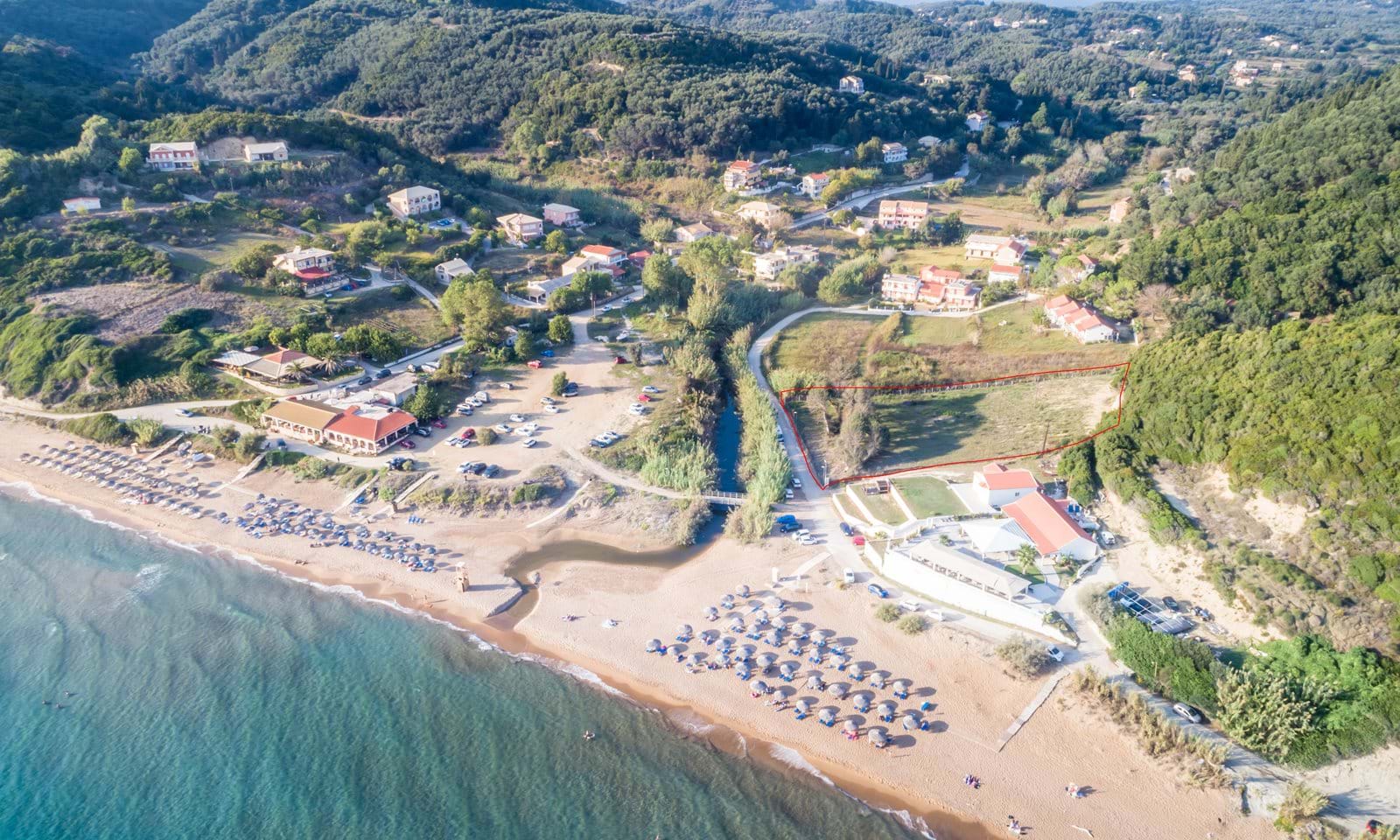 Listing photograph 6 of 10 of the land in Vitalades, published by Corfu Home Finders.