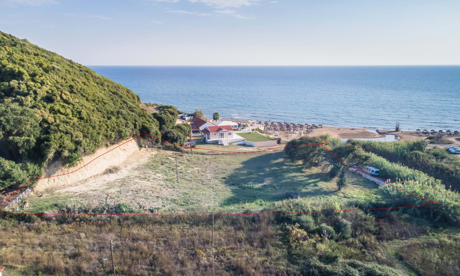 Listing photograph 4 of 10 of the land in Vitalades, published by Corfu Home Finders.