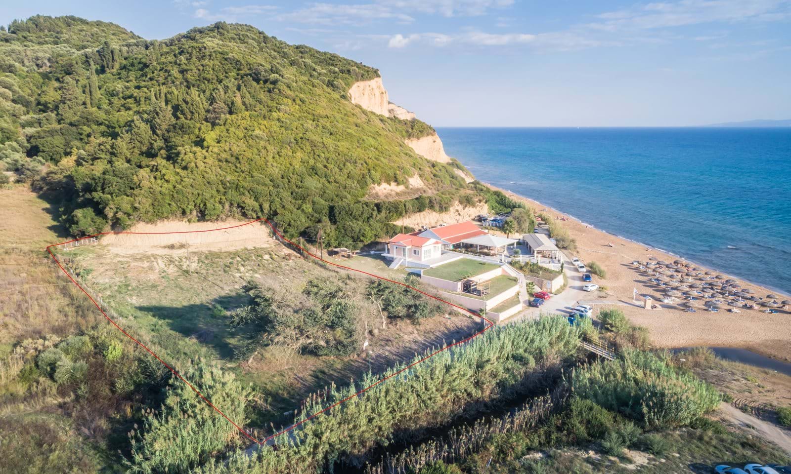 Listing photograph 1 of 10 of the land in Vitalades, published by Corfu Home Finders.