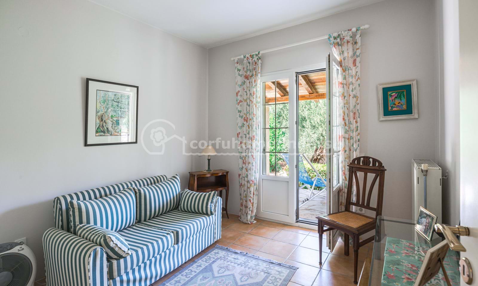 Listing photograph 13 of 28 of the house in Poulades, published by Corfu Home Finders.