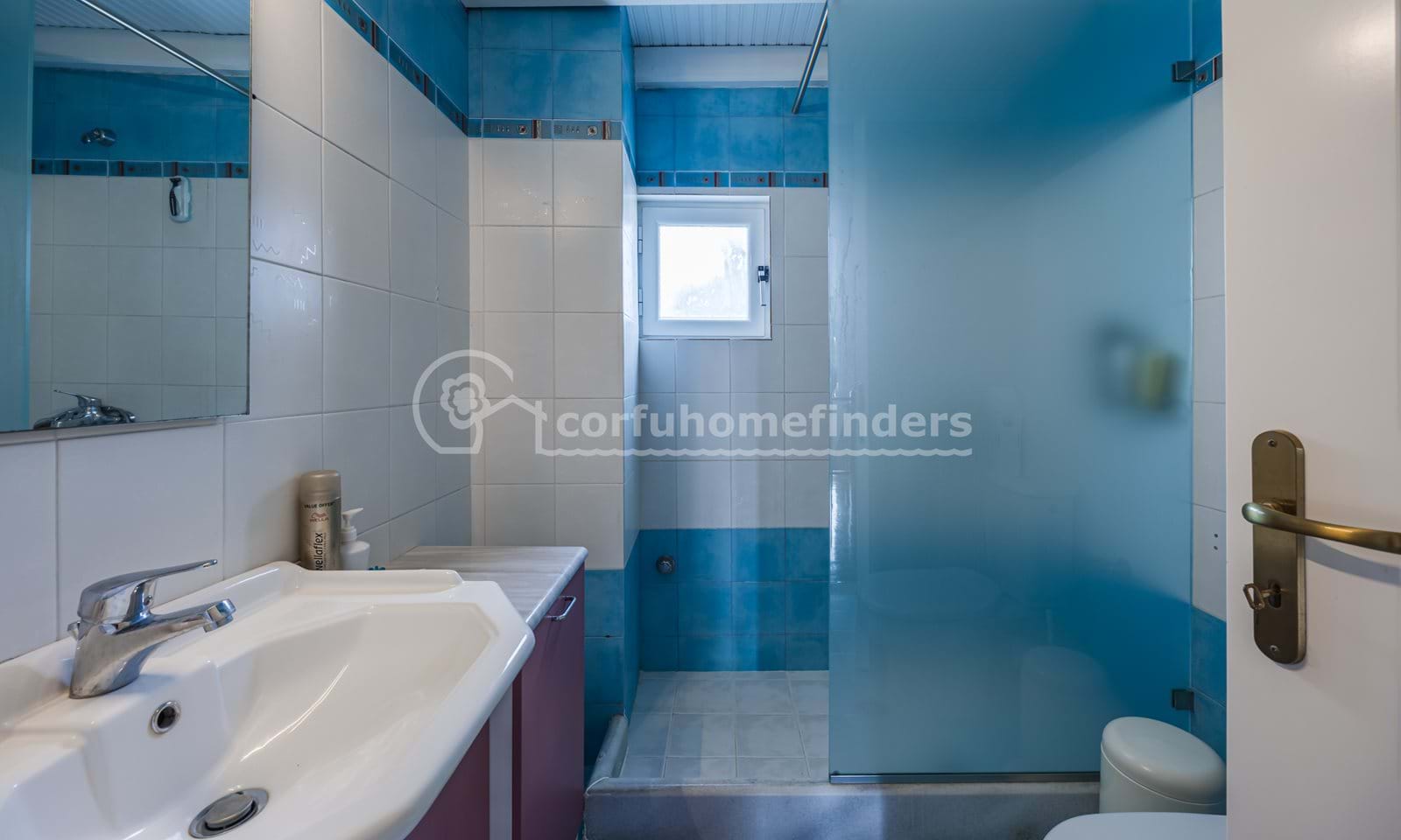 Listing photograph 23 of 25 of the house in Karousades, published by Corfu Home Finders.