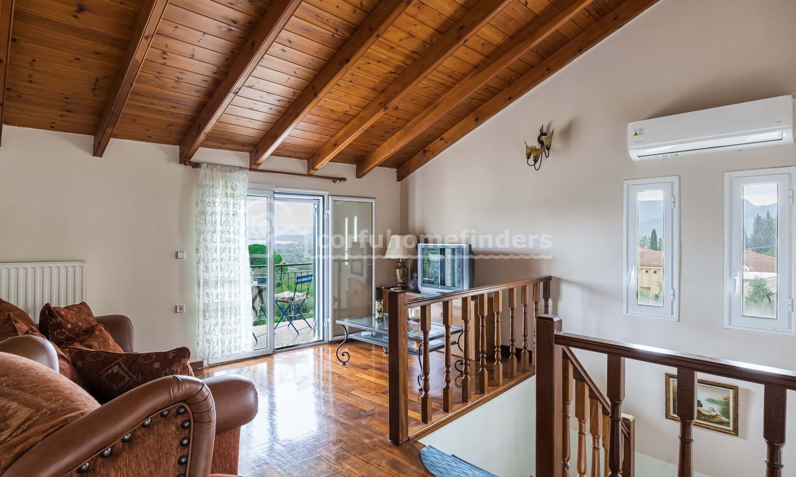 Listing photograph 14 of 25 of the house in Karousades, published by Corfu Home Finders.