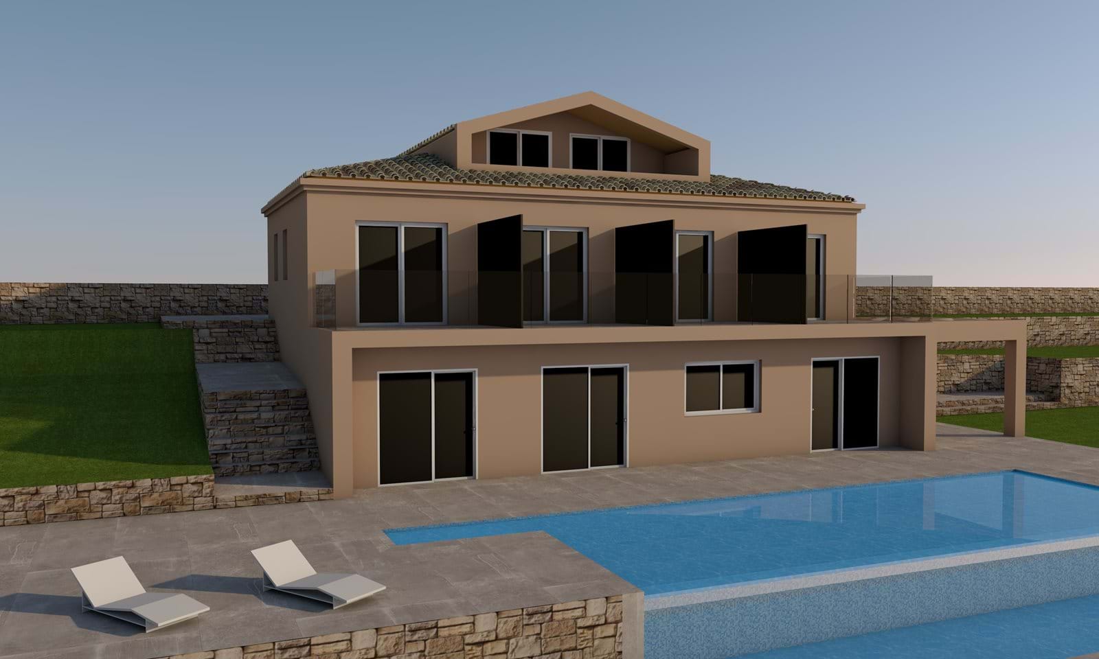 Listing photograph 5 of 8 of the land in Agios Pantaleimonas, published by Corfu Home Finders.