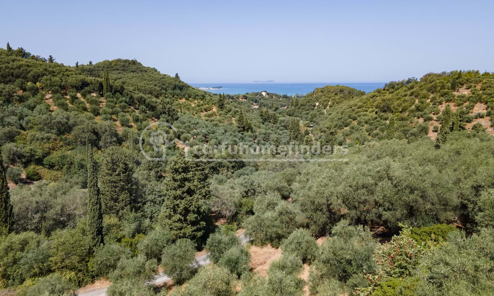 Listing photograph 3 of 8 of the land in Agios Pantaleimonas, published by Corfu Home Finders.