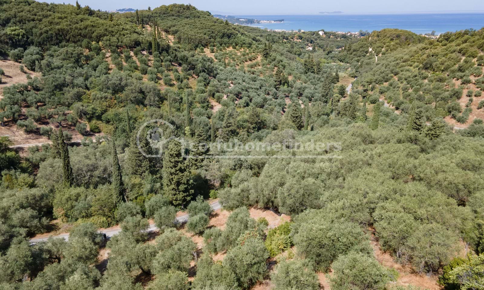 Listing photograph 2 of 8 of the land in Agios Pantaleimonas, published by Corfu Home Finders.