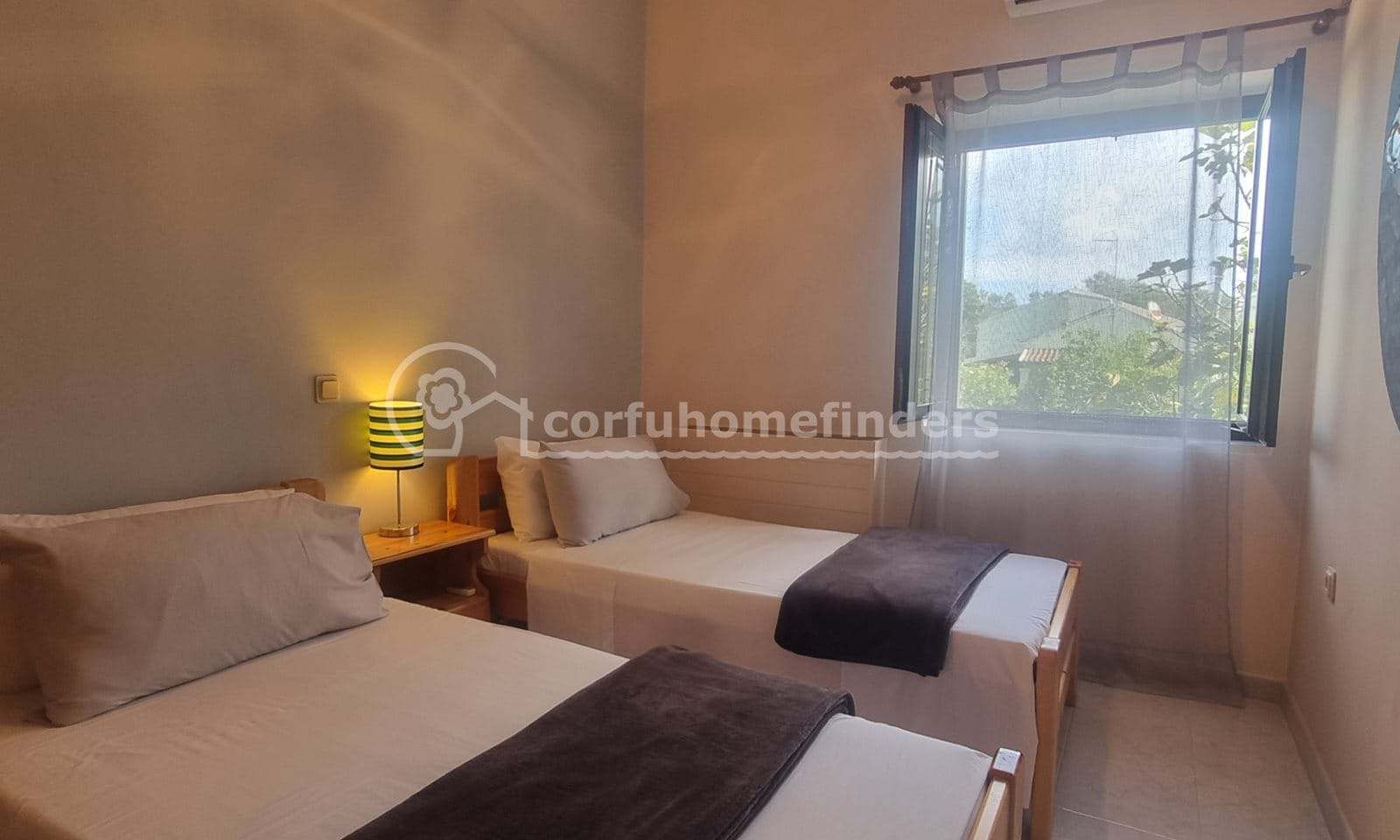 Listing photograph 21 of 25 of the house in Lefkimmi, published by Corfu Home Finders.
