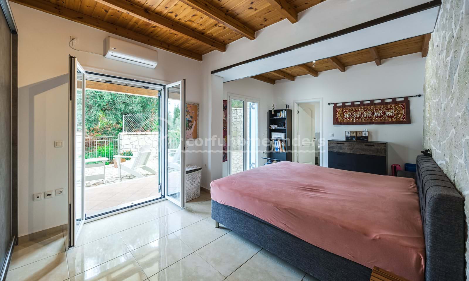 Listing photograph 14 of 23 of the house in Karousades, published by Corfu Home Finders.
