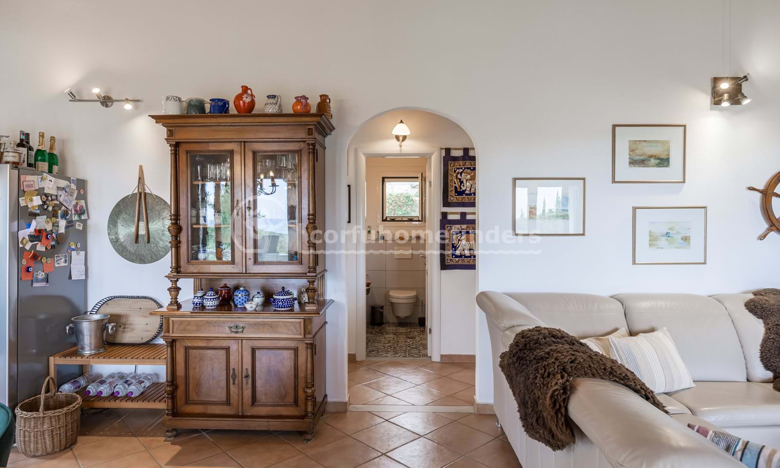 Listing photograph 13 of 23 of the house in Karousades, published by Corfu Home Finders.