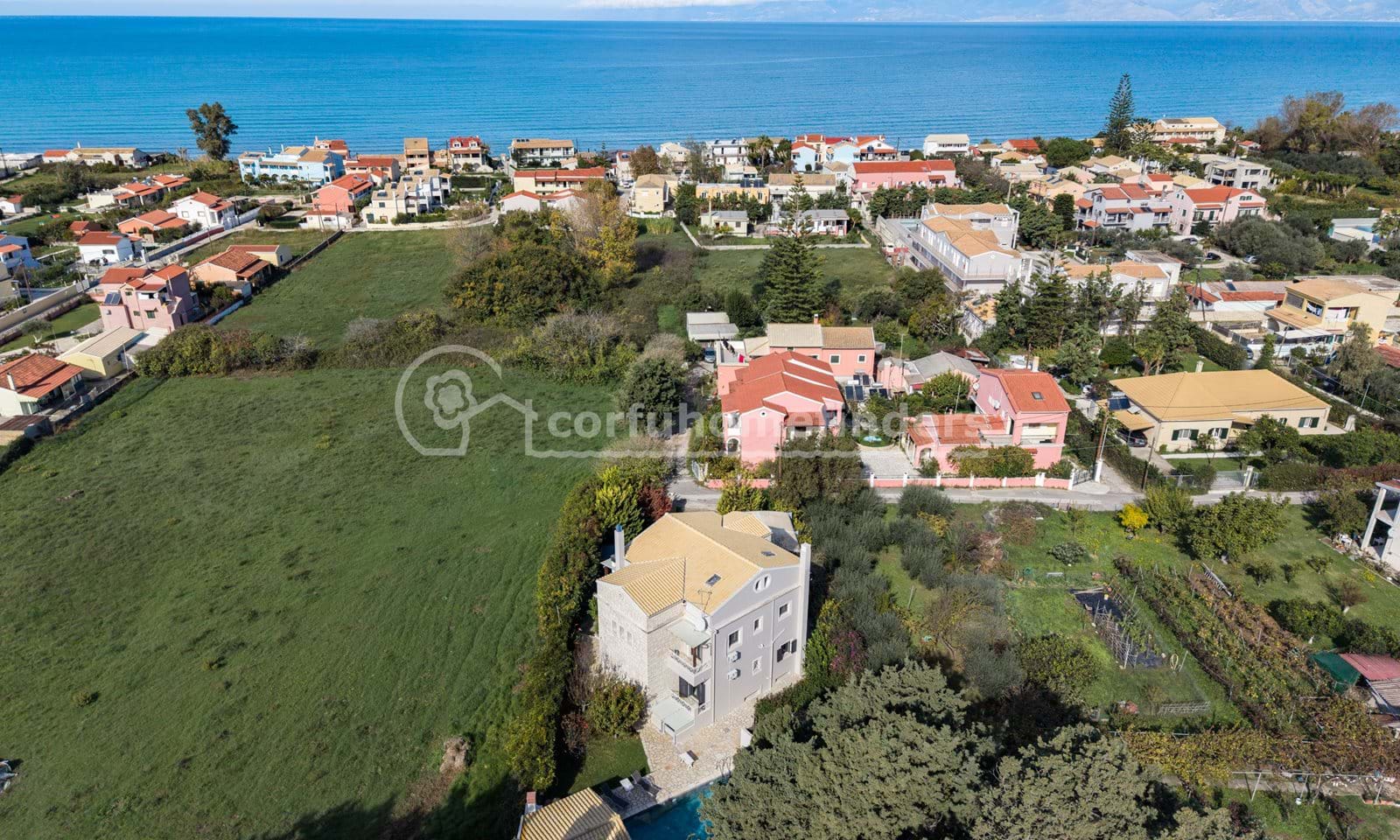 Listing photograph 17 of 18 of the house in Acharavi, published by Corfu Home Finders.
