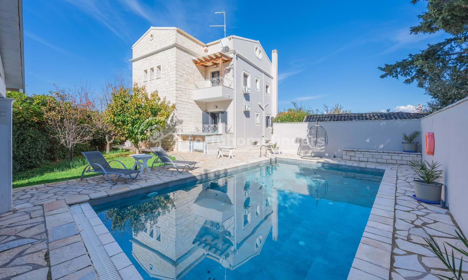 Listing photograph 1 of 18 of the house in Acharavi, published by Corfu Home Finders.