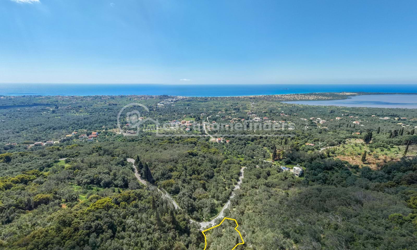 Listing photograph 5 of 11 of the land in Chlomos, published by Corfu Home Finders.