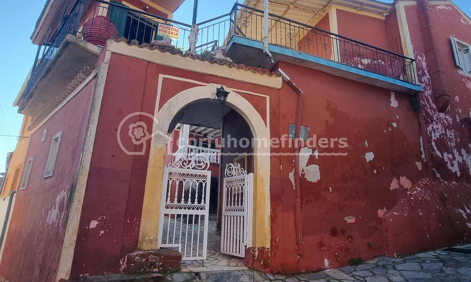 Listing photograph 1 of 13 of the house in Agios Mattheos, published by Corfu Home Finders.