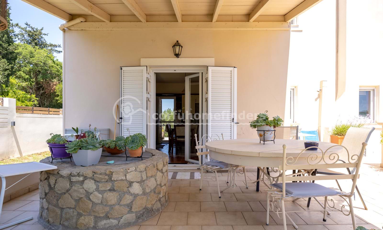 Listing photograph 13 of 27 of the house in Kastania, published by Corfu Home Finders.