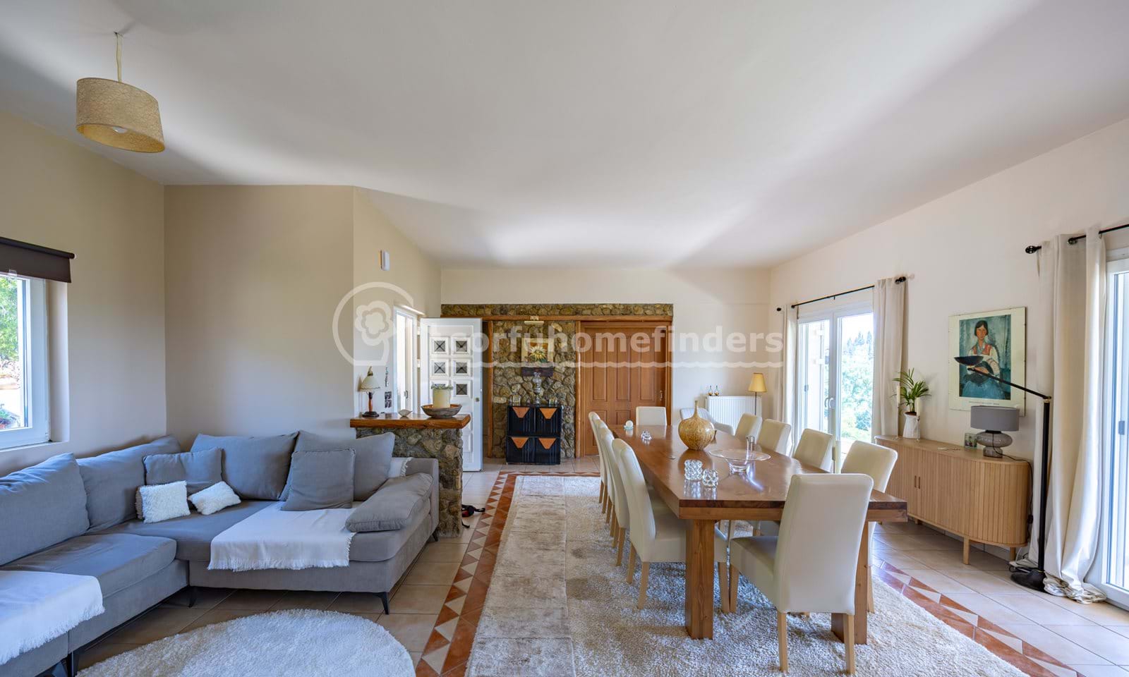 Listing photograph 6 of 27 of the house in Kastania, published by Corfu Home Finders.