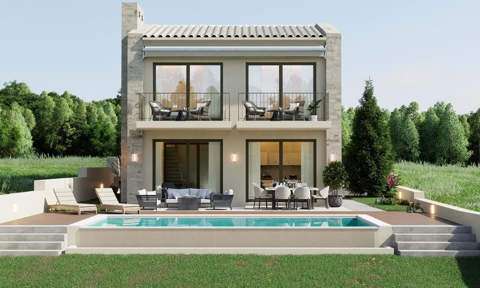 Listing photograph 6 of 8 of the house in Poulades, published by Corfu Home Finders.