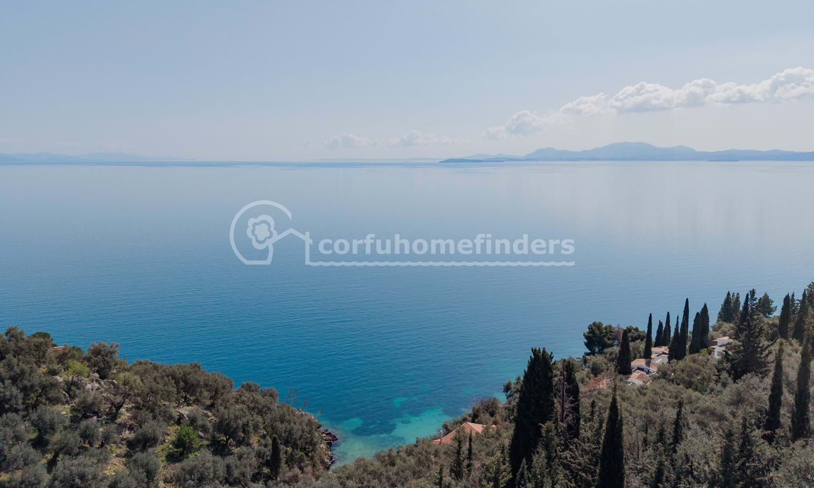 Listing photograph 1 of 5 of the land in Nissaki, published by Corfu Home Finders.