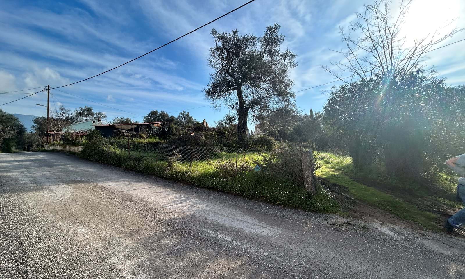 Listing photograph 3 of 4 of the land in Kato Korakiana, published by Corfu Home Finders.