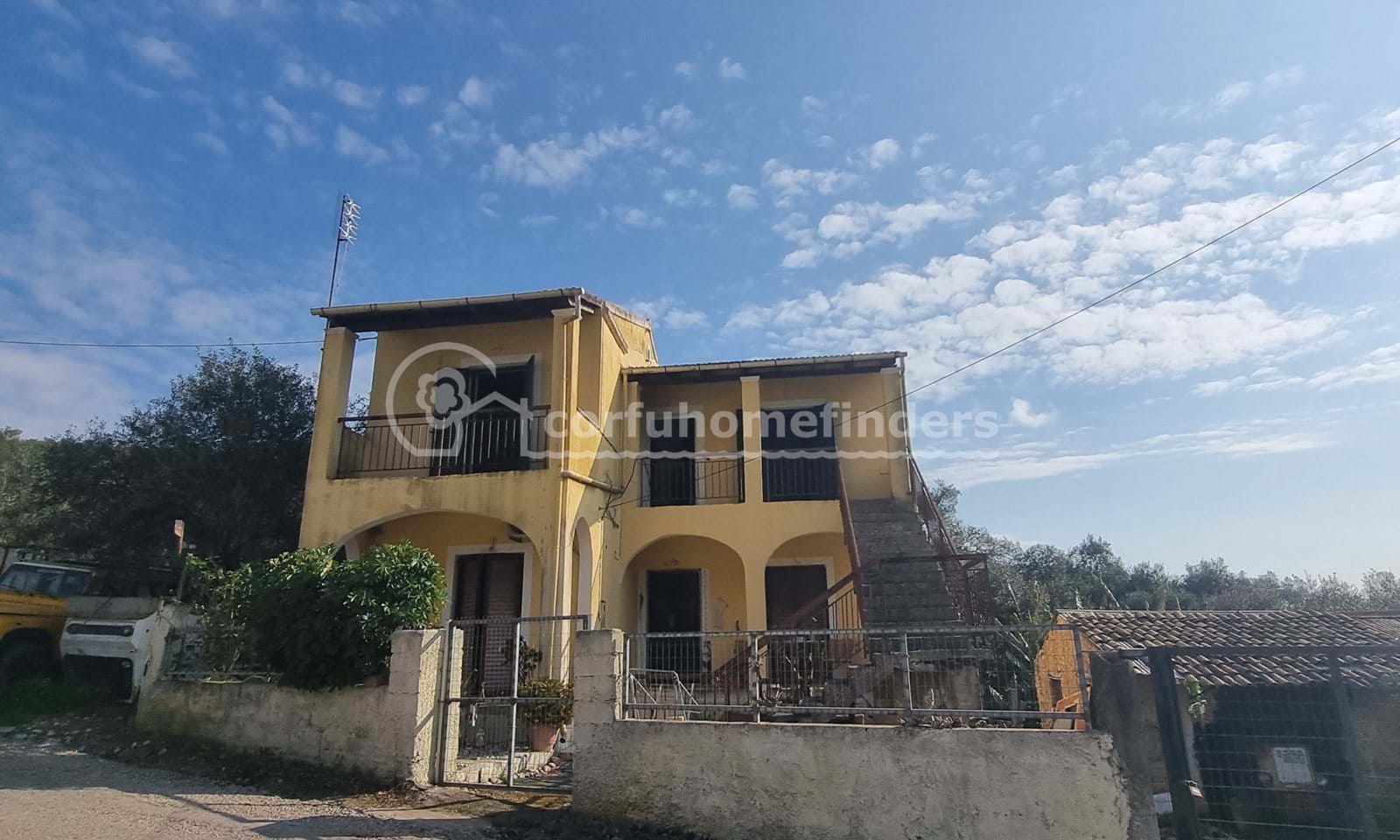 Listing photograph 1 of 23 of the house in Agios Mattheos, published by Corfu Home Finders.