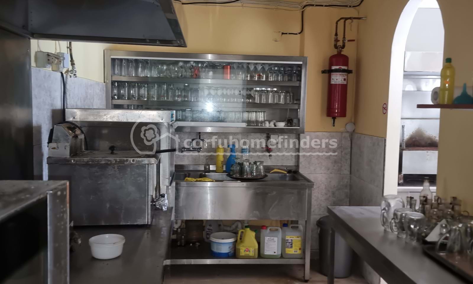 Listing photograph 2 of 9 of the commercial in Mesongi, published by Corfu Home Finders.