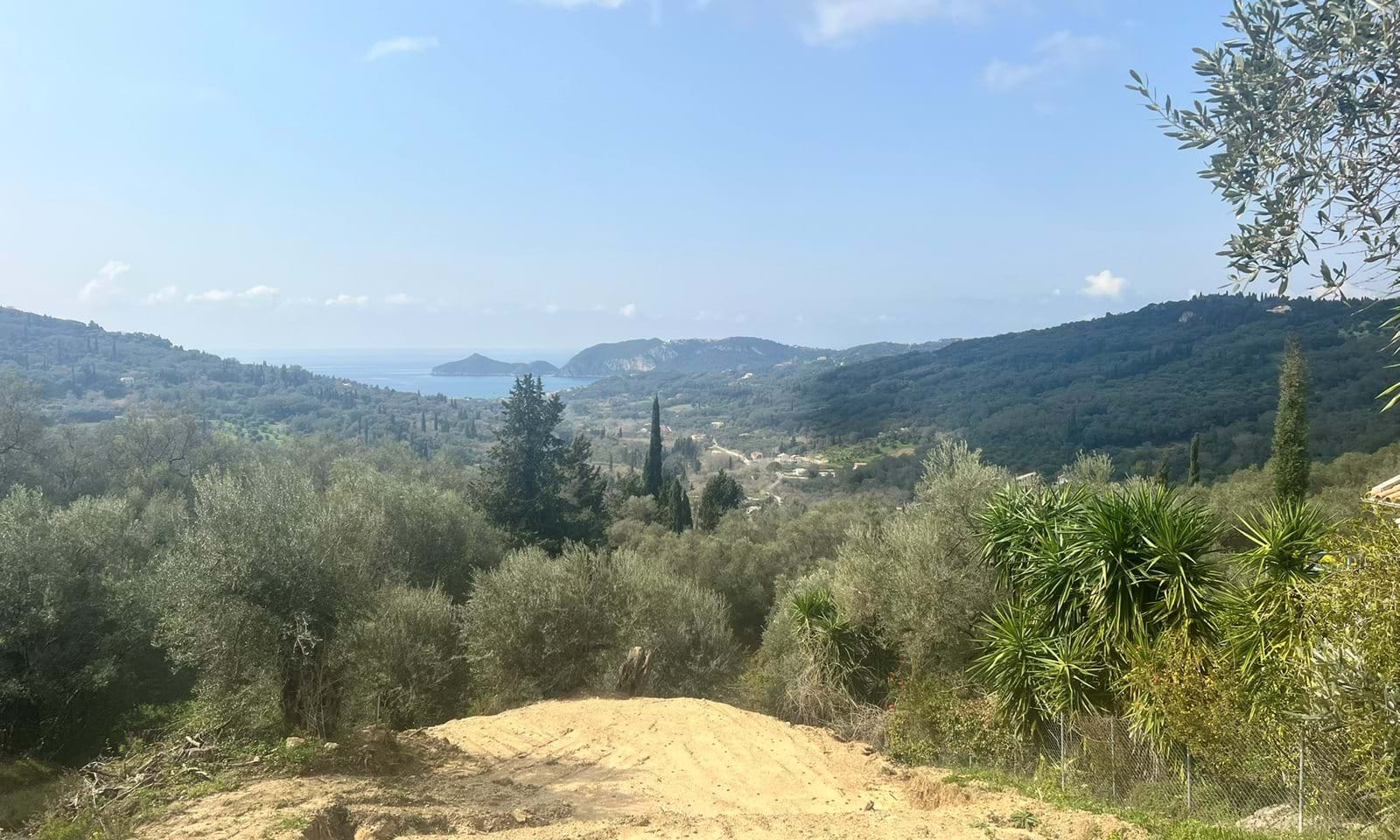 Listing photograph 4 of 5 of the land in Aspiotades, published by Corfu Home Finders.