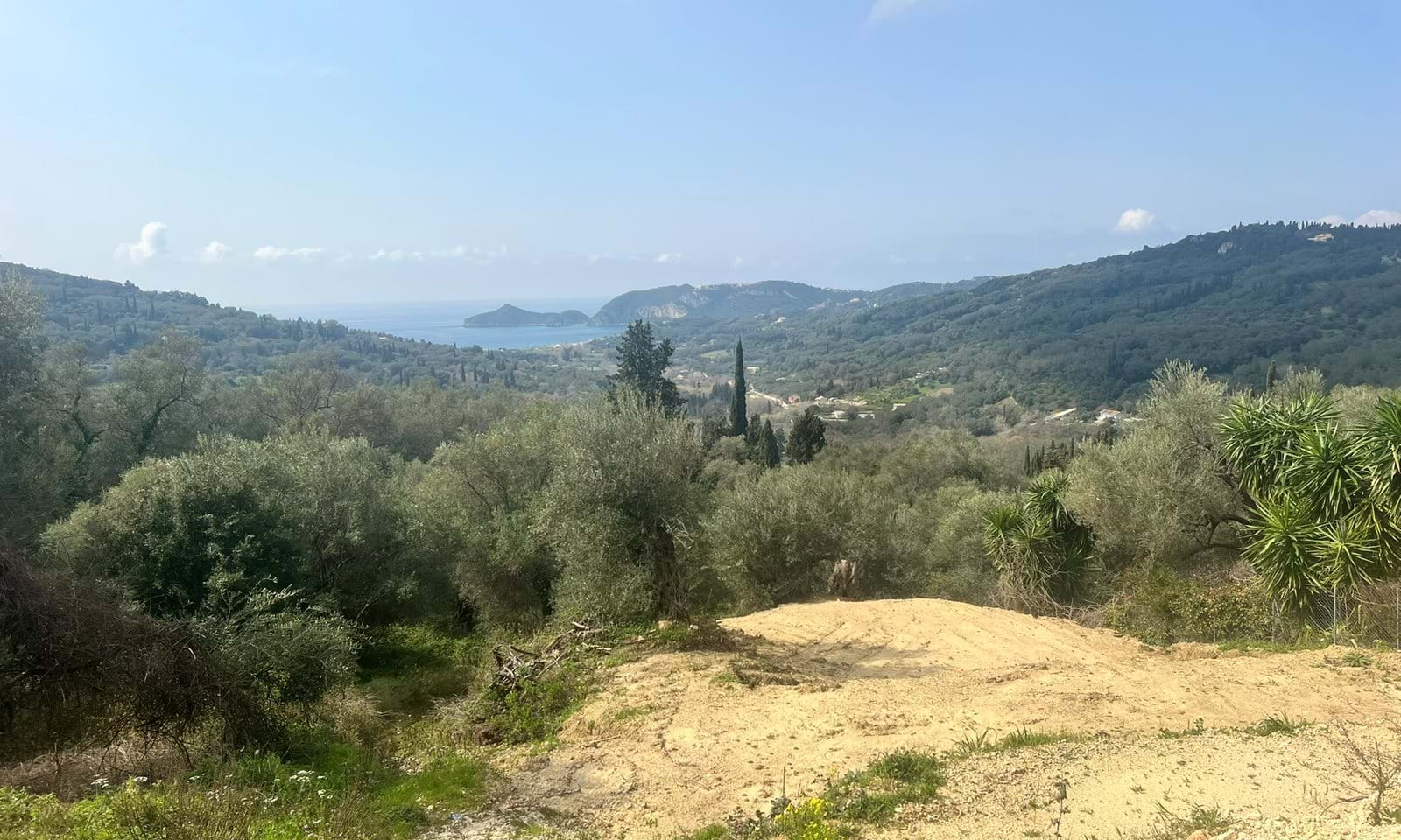 Listing photograph 2 of 5 of the land in Aspiotades, published by Corfu Home Finders.
