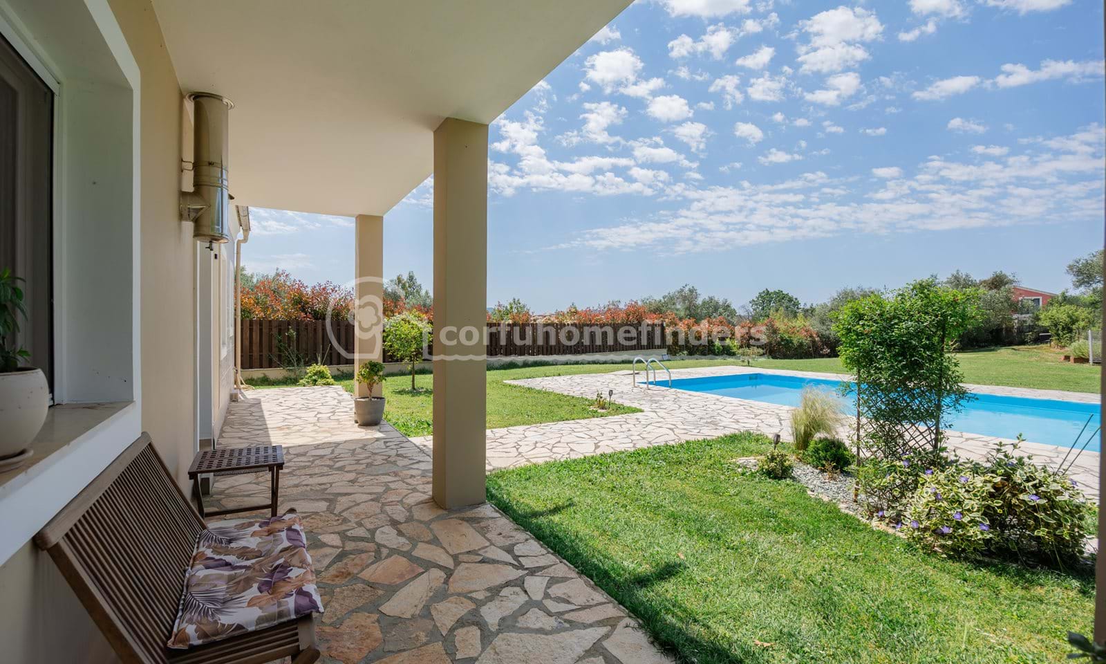 Listing photograph 11 of 18 of the house in Poulades, published by Corfu Home Finders.
