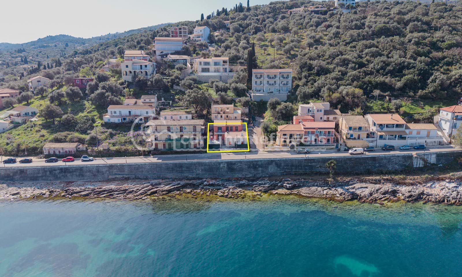 Listing photograph 1 of 5 of the house in Kassiopi, published by Corfu Home Finders.