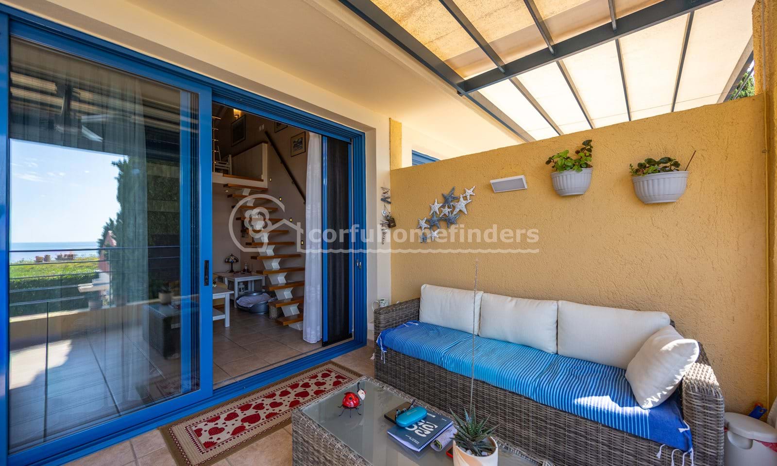Listing photograph 8 of 24 of the apartment in Barbati, published by Corfu Home Finders.