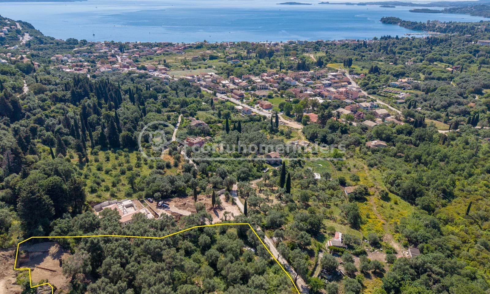 Listing photograph 3 of 4 of the land in Agios Markos, published by Corfu Home Finders.